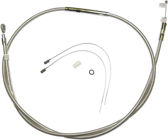 Mg High-Efficiency Braided Clutch Cable SS 76.6875in Softail Springer Classic 07