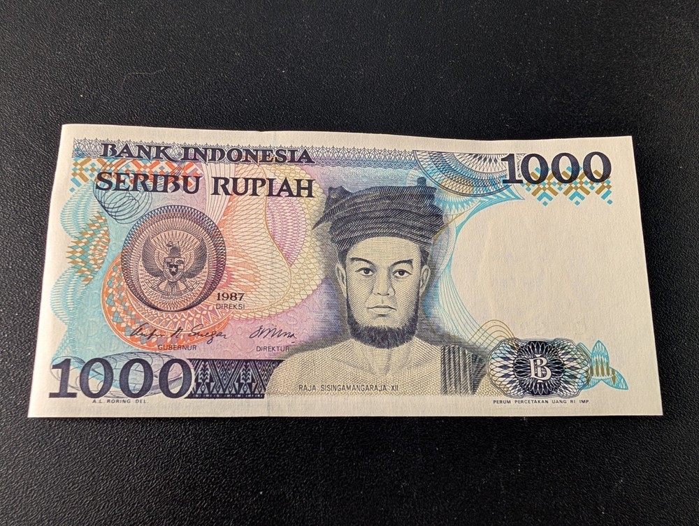 Indonesia 1000 Rupiah 1987 UNC Banknote