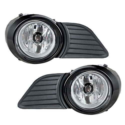 2Pcs Fog Lights Assembly Replacement for 2011-2017 Sienna Clear Lens with