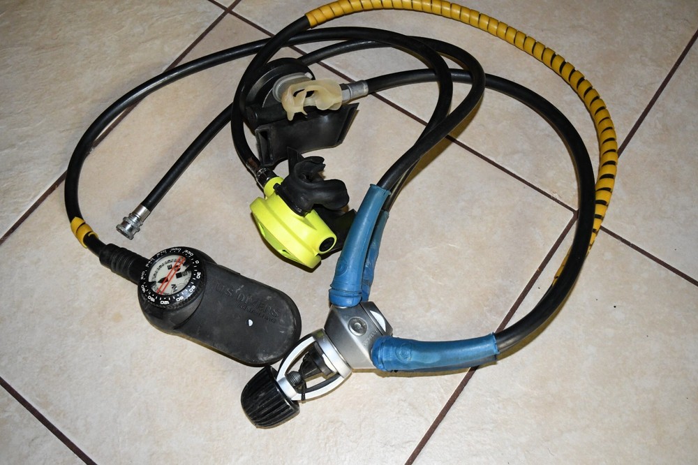 US Divers Dive Computer Console Regulator Octopus Untested As Is 516a2