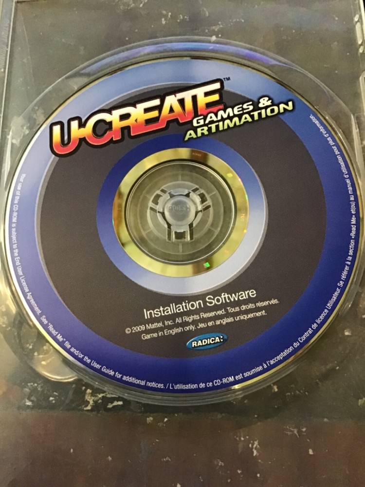 Radica U-Create Games and Artimation Built in Camera Mac or PC Disc Only
