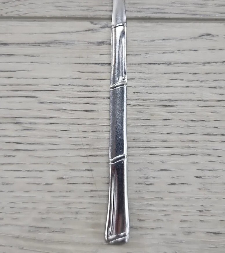 National Stainless Flatware Escapade (Bamboo) Pattern Soup Spoon - Discontinued