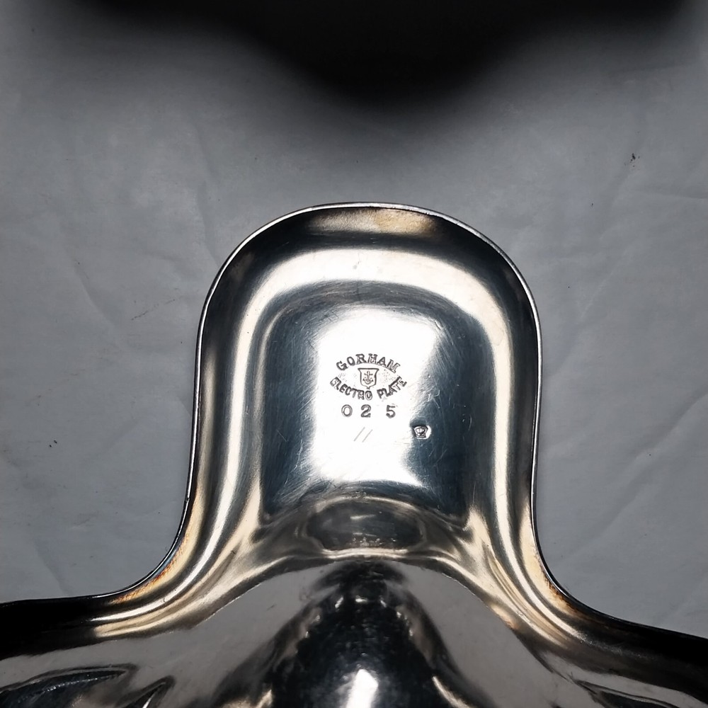 6 Gorham Silver Electroplate #025 Vintage Shell Dishes