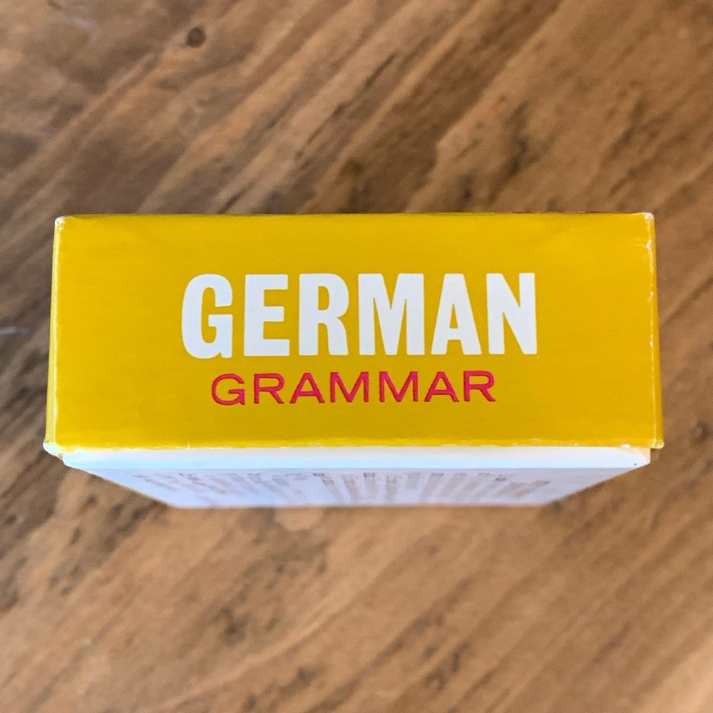 VTG Vis-Ed Visual Education Compact Facts German Grammar Cards Rules Principles