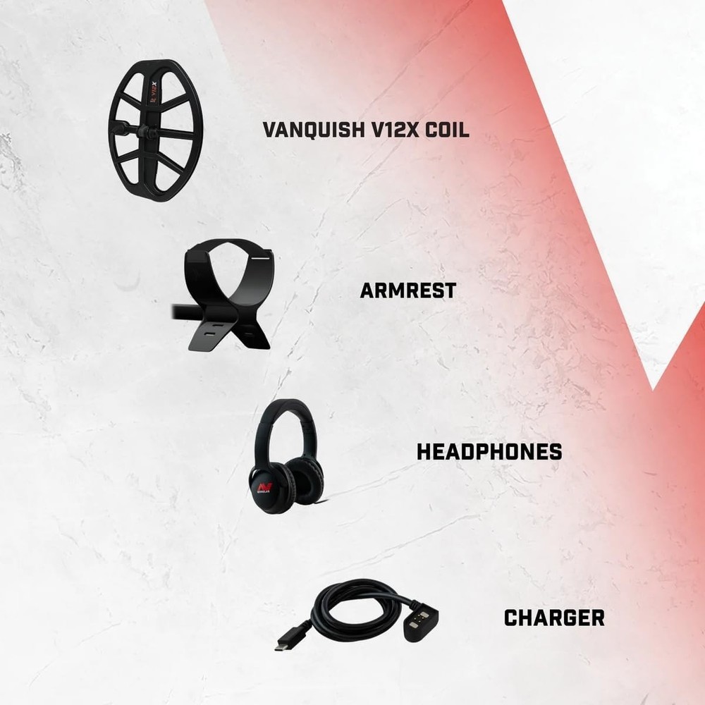 Minelab Vanquish 560 Waterproof Multi-Frequency Metal Detector