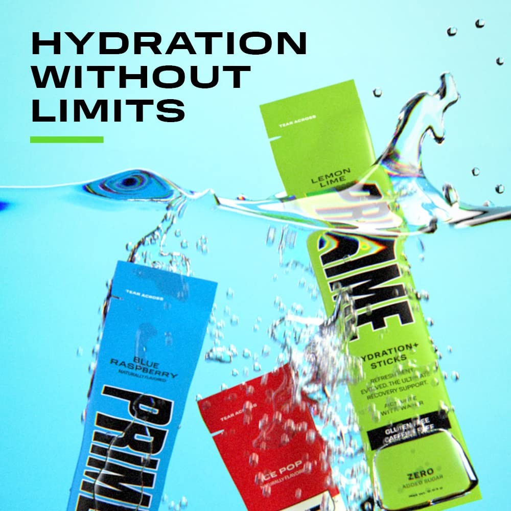 PRIME Hydration Sticks LEMON LIME 6-pack- EXP: 02/25