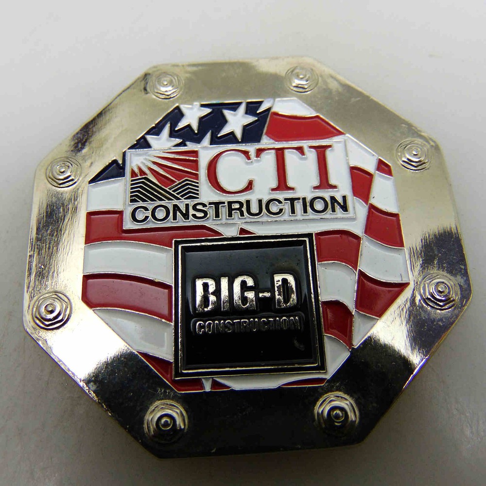 CONSTRUCTION SUSTAIN SUPPORT DEFEND CHALLENGE COIN