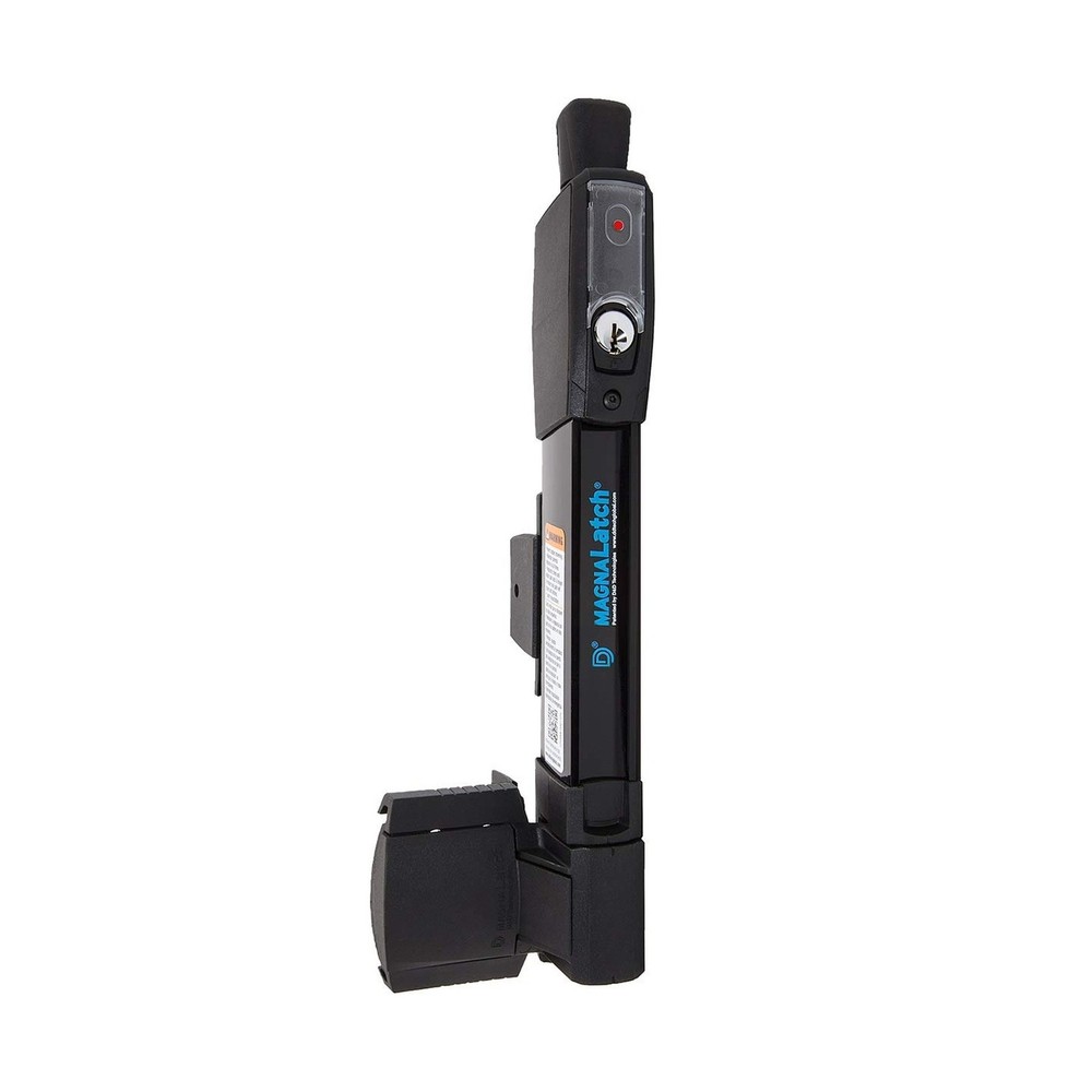 National Hardware MagnaLatch Pool Safety Gate Latch, Vertical Pull, Black, Mo...