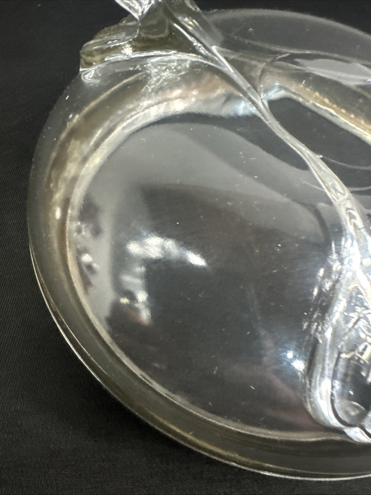 Weidlich Sterling 8319 Crystal 3 Footed Bowl 5.5” c1930s