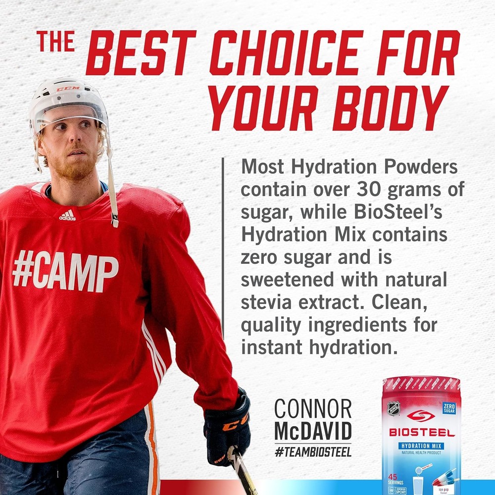 BioSteel Zero Sugar Hydration Mix, Great Tasting with 5 Essential...