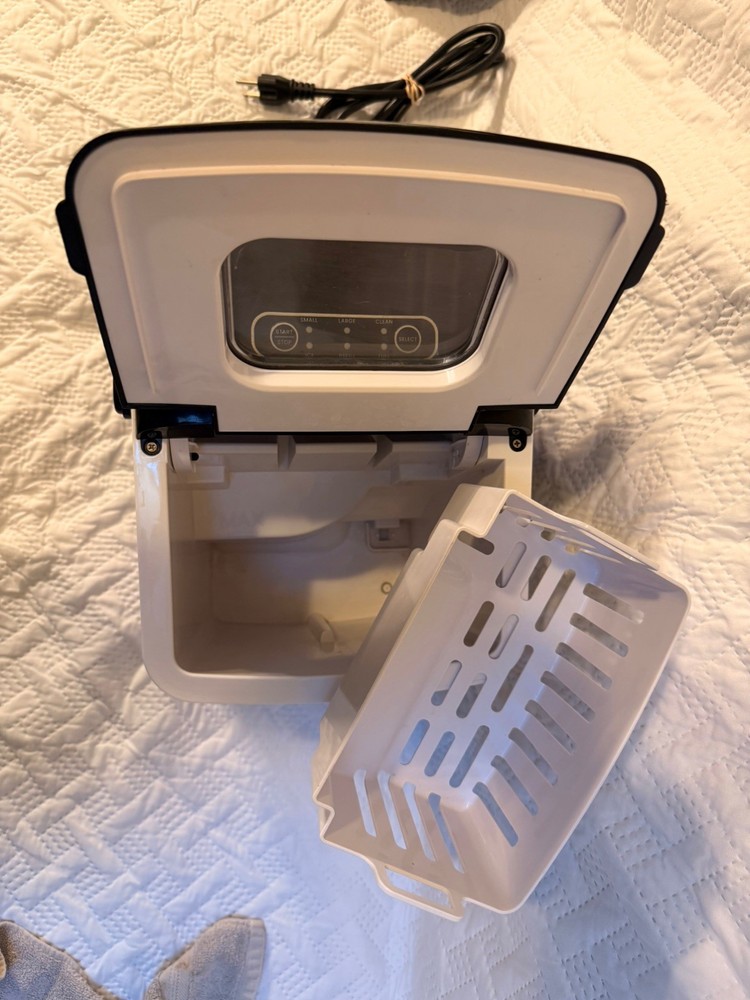 Iceman Dual-Size Countertop Ice Maker Machine, Portable, Creates 2 Cube Sizes