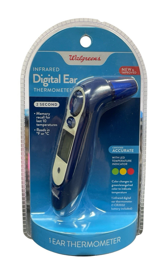 Walgreens Infrared Digital Ear Thermometer New&Improved