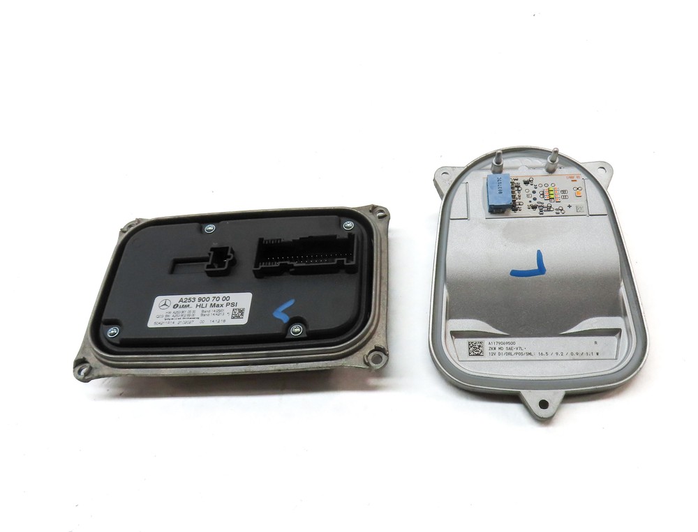 2019 MERCEDES GLC300 (X253) FRONT LEFT DRIVER HID HEADLIGHT CONTROL MODULE SET/2