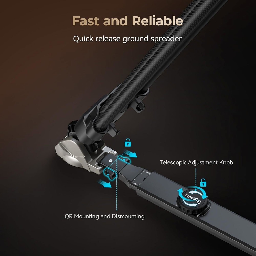 SmallRig Quick Release Ground Spreader Diameter width (87cm to 138cm) for Tripod