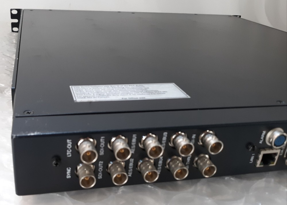 NTT Electronics HVD9100S MPEG-4 AVC/ MPEG-2 HDTV Decoder *FOR PARTS*