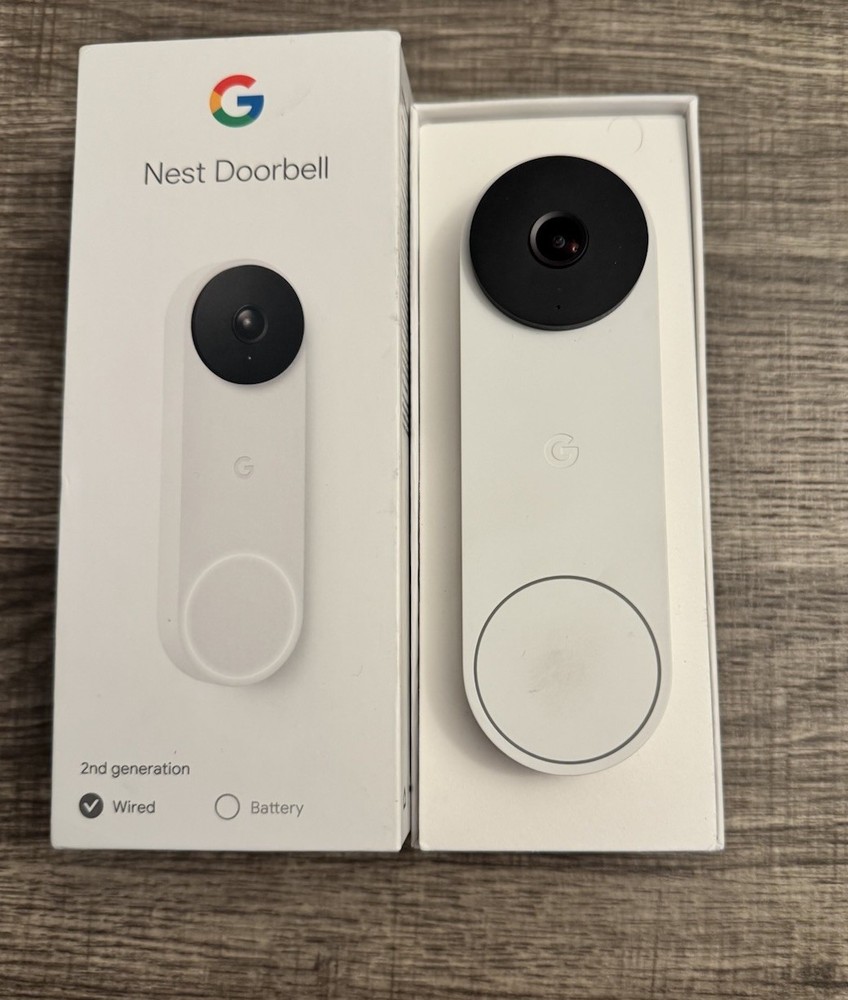 Google Nest Doorbell, Wired - Snow