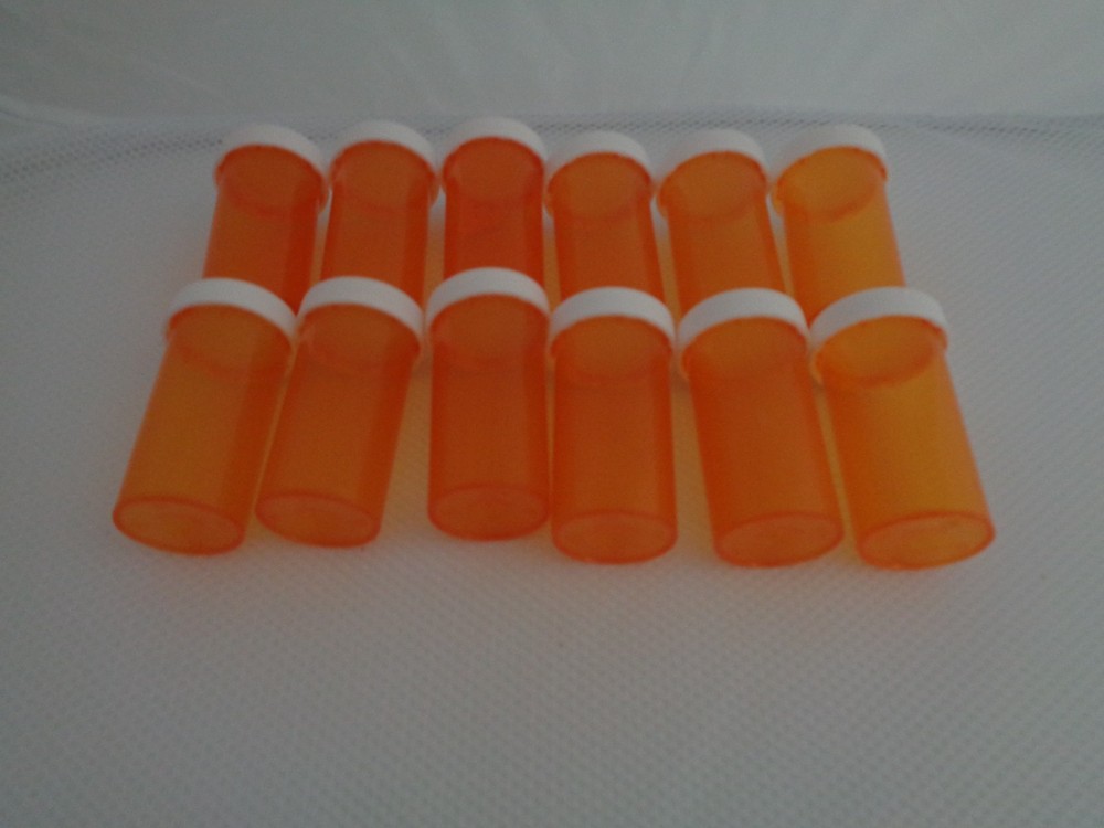24 Empty Rx Pill Bottles with caps Large & Small Storage Crafts Hardware Hobbies