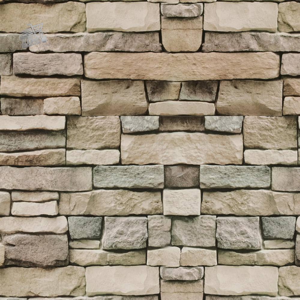 Antique Green Brick Effect 3D Self Adhesive Wallpaper - Wall Cladding