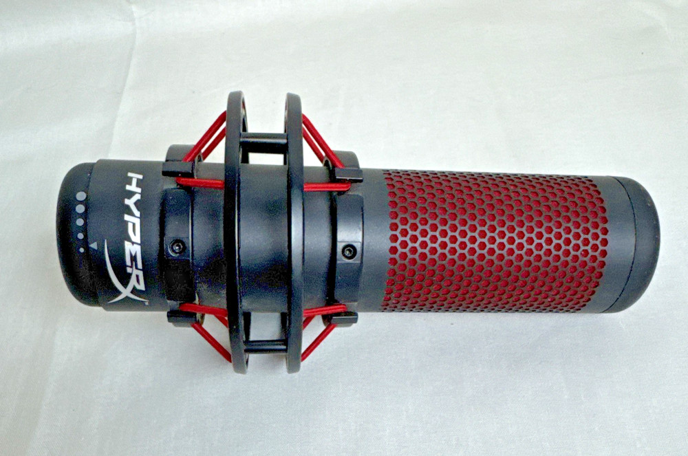 HyperX QuadCast USB Condenser Mic Streaming Gaming Microphone