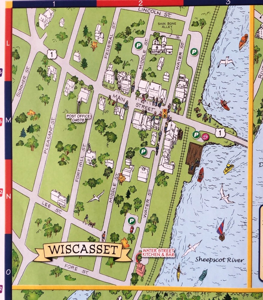 Boothbay Harbor Maine Discovery Map (2024)