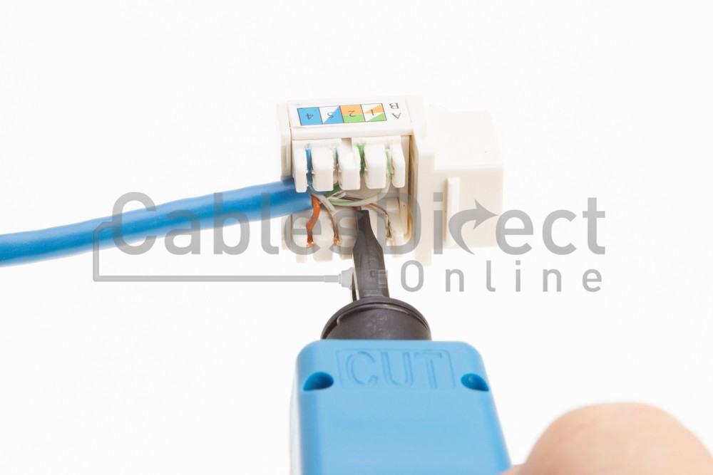 Impact punch down tool 110 / 66 blade network wire cable cat5e cat6 RJ45