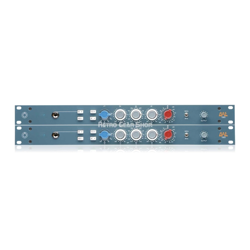 BAE 1023 Pair Mic Preamp & EQ with PSU
