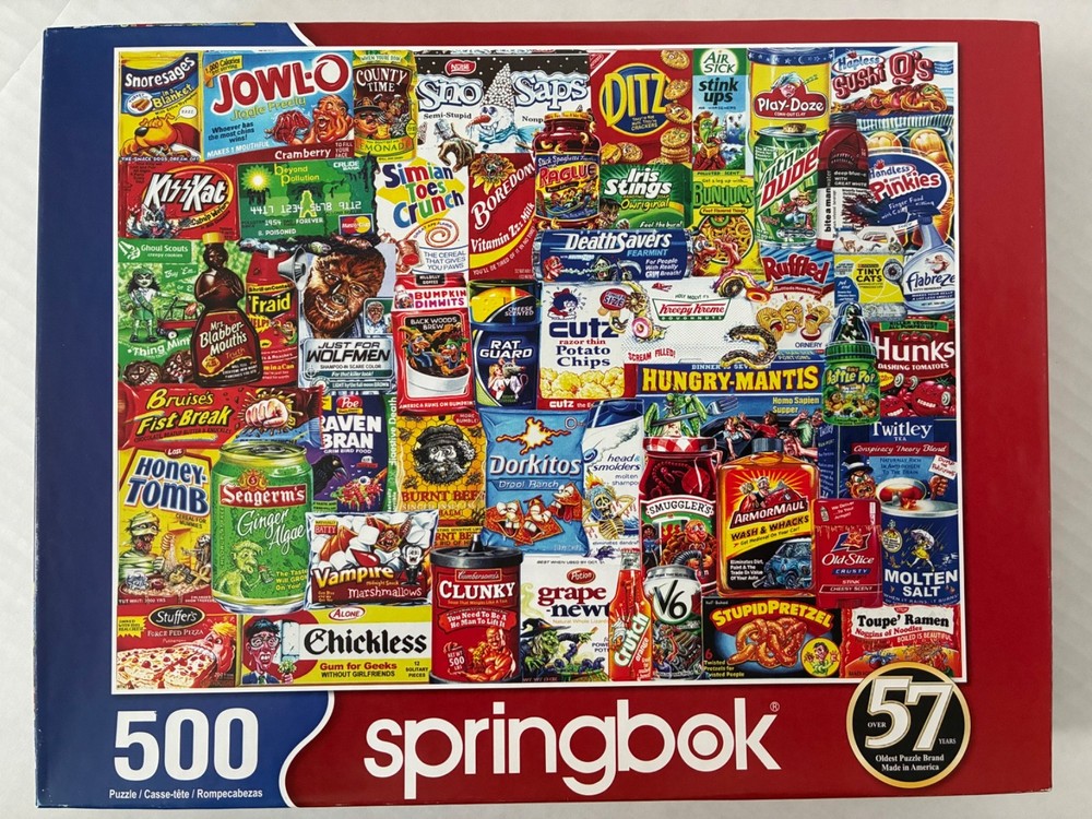 Springbok Looney Labels 500 Piece Puzzle