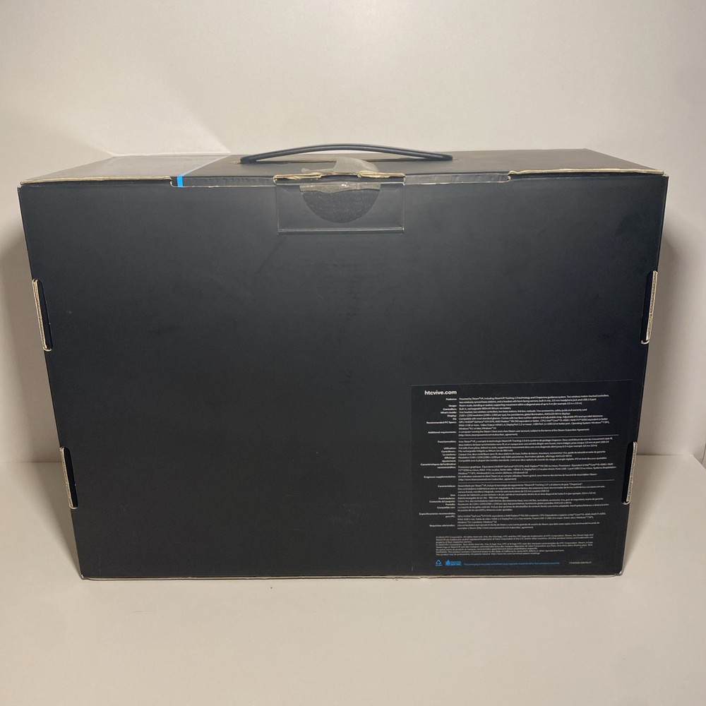 HTC Vive VR Headset Complete Set Full Kit System Steam VR PC Virtual Reality