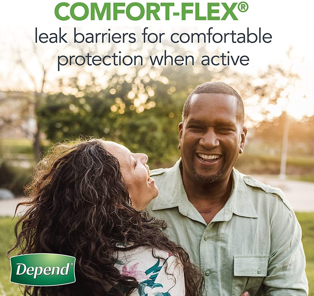 Depend Incontinence Guards/Bladder Control Pads for Men, Maximum Absorbency, 10