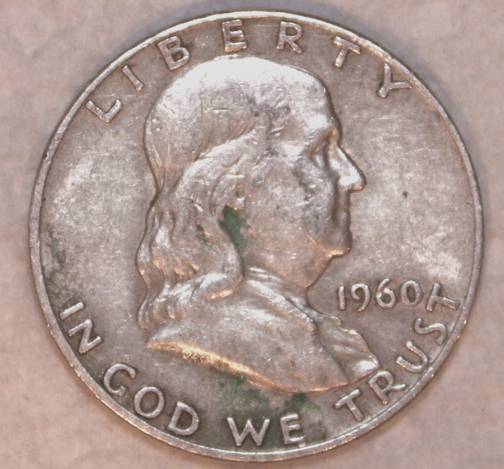 1960-D FRANKLIN HALF DOLLAR - Extra Fine - #2293EB