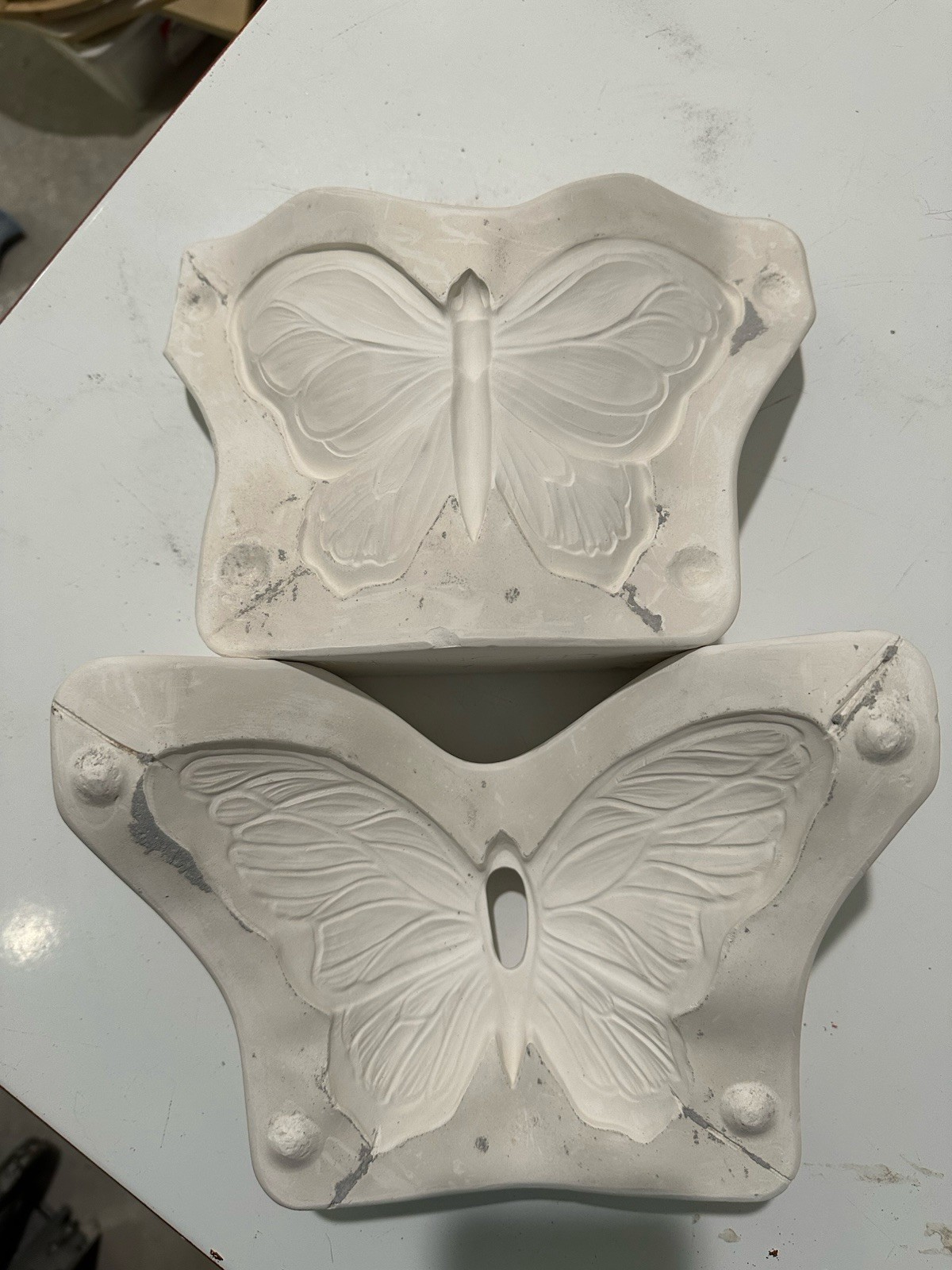 Vintage Gare Inc 1997 Medium Garden Butterfly 3278 Ceramic Slip Mold