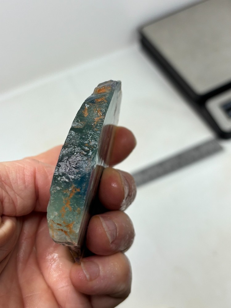 Fluorite slab Cabbing Lapidary Combo Ship Avail