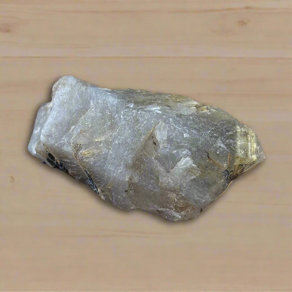 Rutilated Quartz Specimen, Starburst Pattern, 49gr Brazil