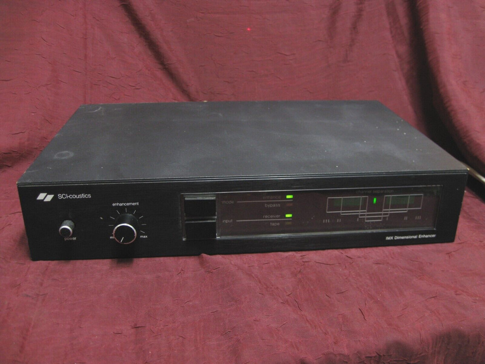 VTG SCI-COUSTICS IMX Stereo DIMENSIONAL ENHANCER vintage HiFi  Working