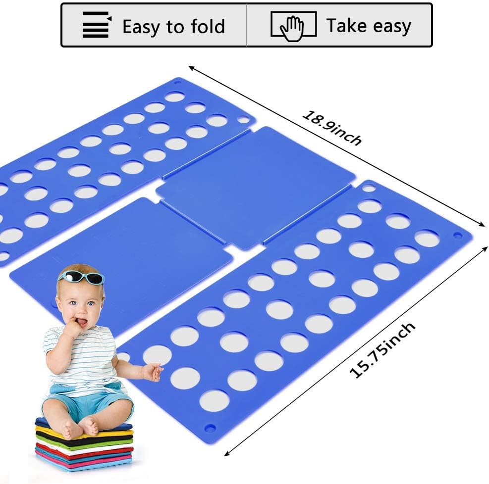 BoxLegend Shirt Folding Board - Easy & Fast Laundry Solution for Kids & Adults (