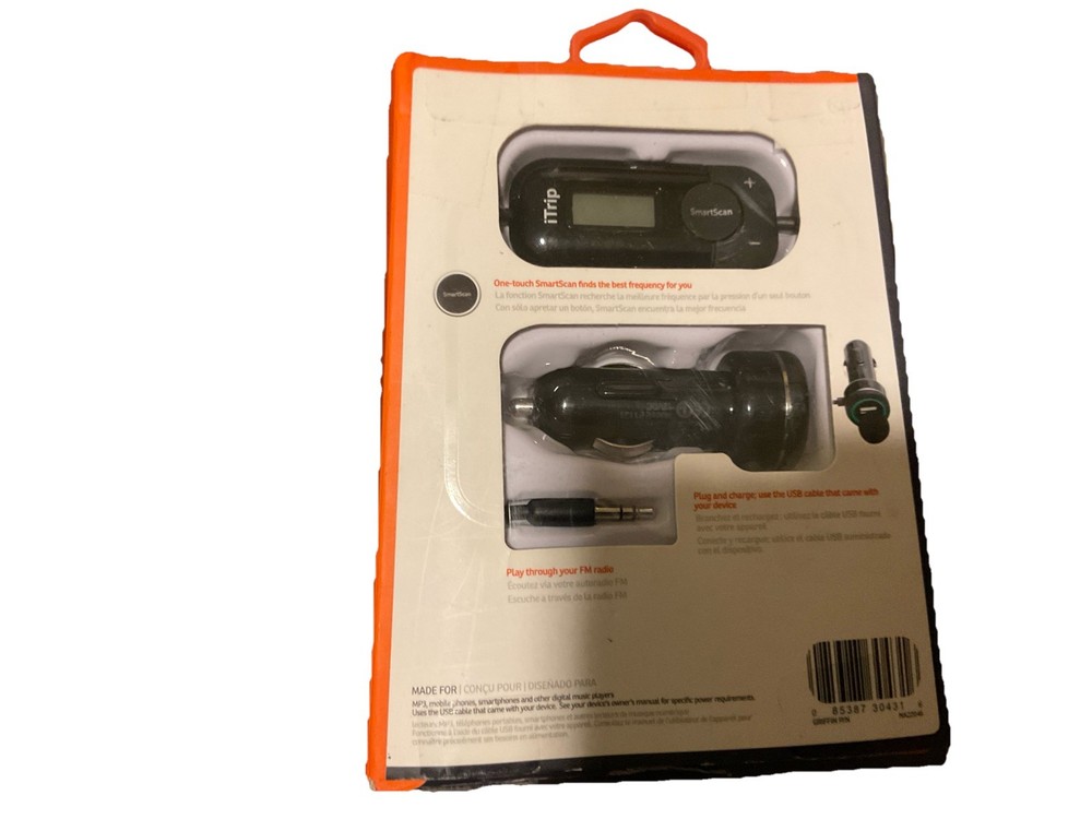 Griffin iTrip Auto Universal Plus FM Transmitter Charge and Play On FM Radio