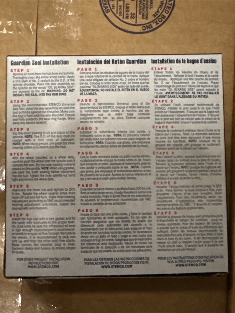 Stemco 359-5999 Hub Cap Window Replacement Kit 2-3/4"