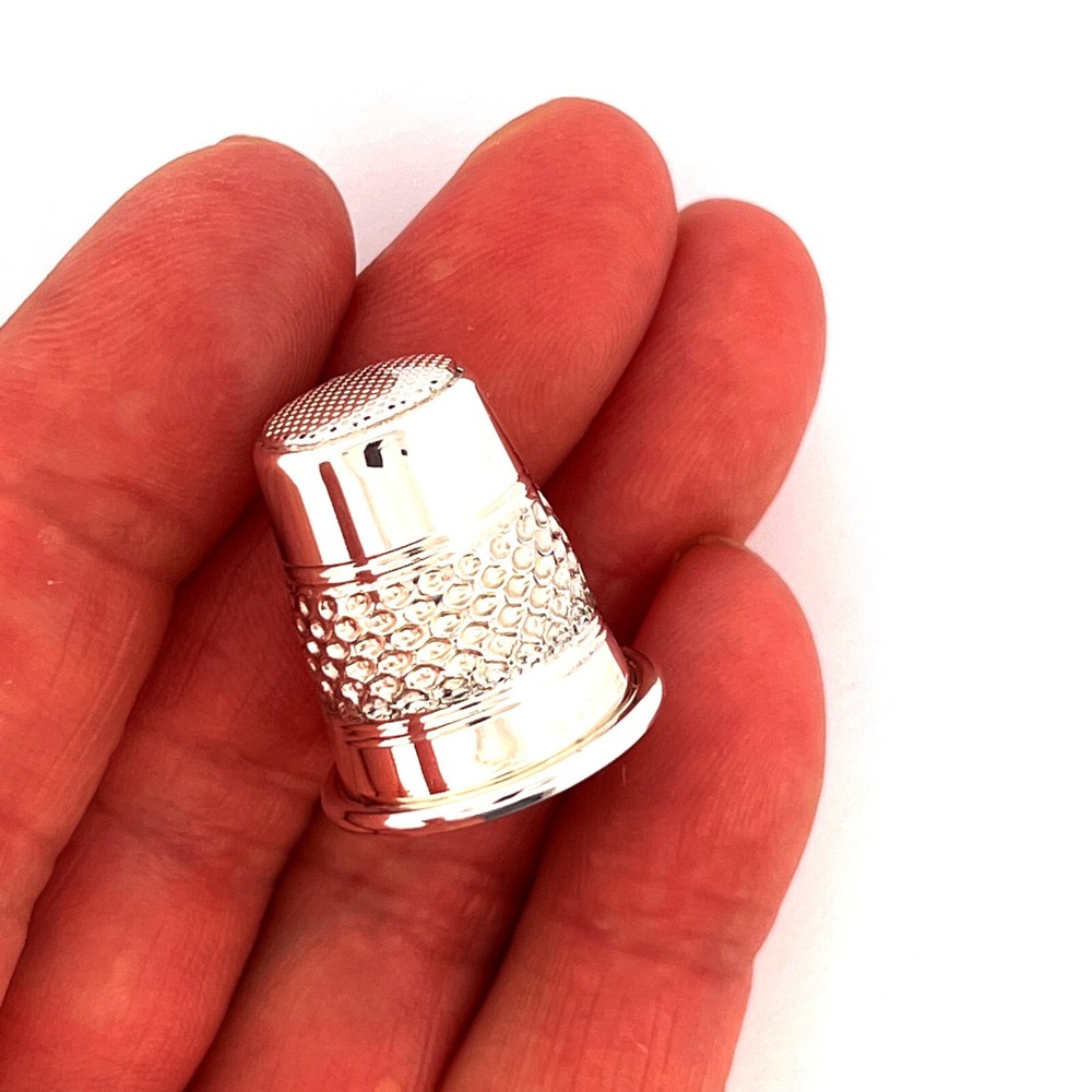 MESS PATTERN THIMBLE STERLING SILVER 925 HALLMARKED NEW FROM ARI D NORMAN
