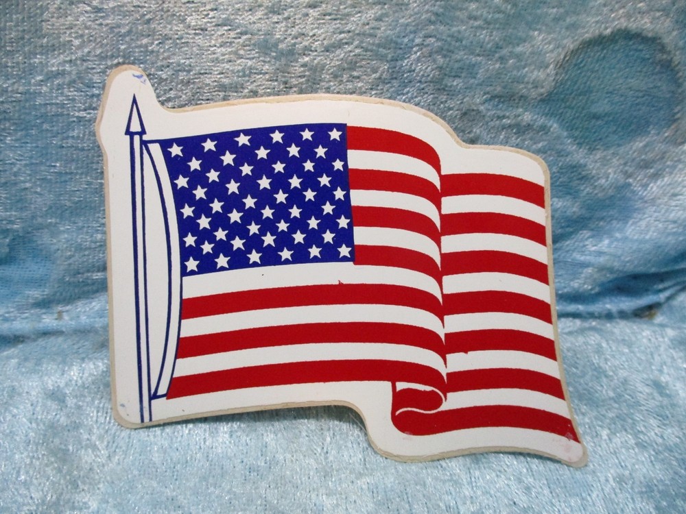 US Flag Military Sticker