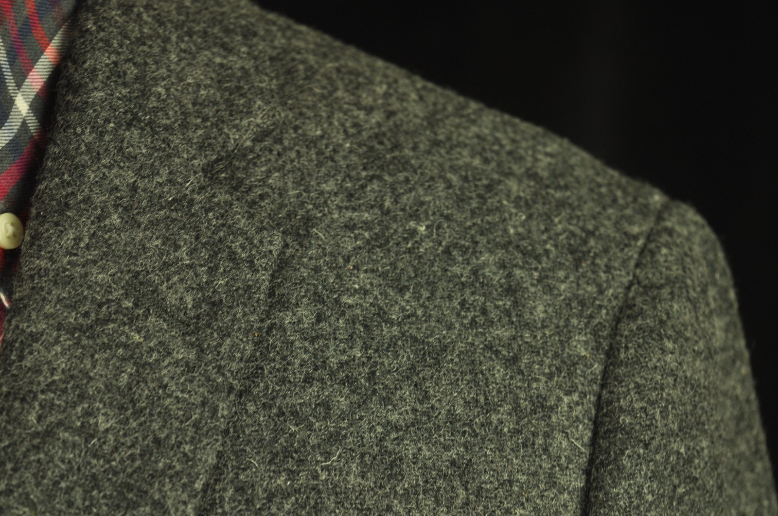 J. Crew Ludlow Moon British Wool Tweed Charcoal Gray Sport Coat 40 Long