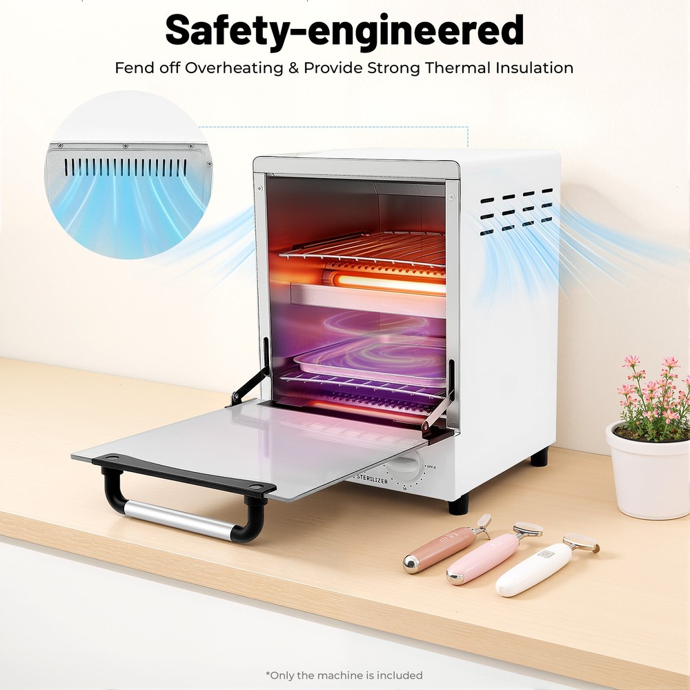 Nail Tool Cleaning Sterilizer Cabinet Multi-Function High Temperature Cabinet US
