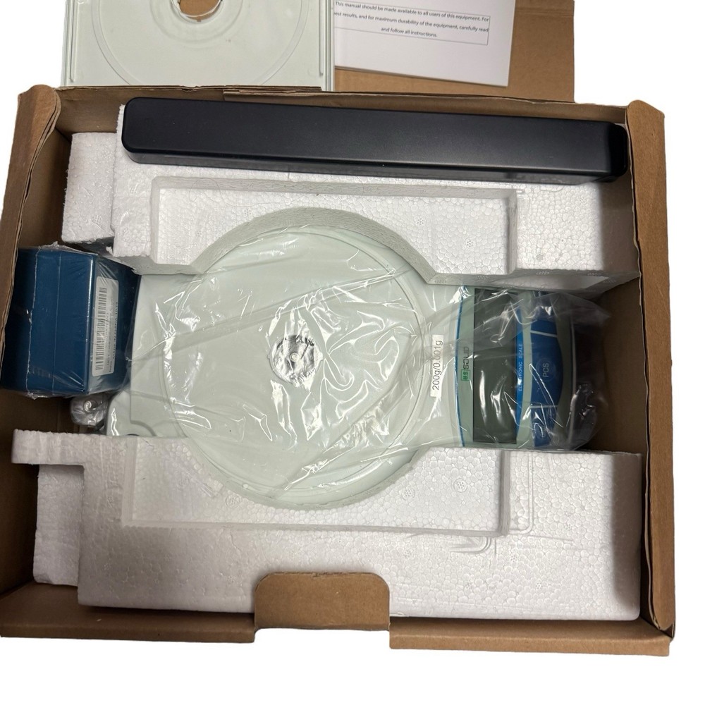 U.S. Solid Analytical Balance Scale 2000g x 0.01g w/ Draft Shield – New Open Box