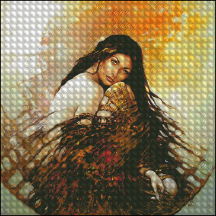 Needlework DIY Counted Cross Stitch Chart-Such a Beautiful