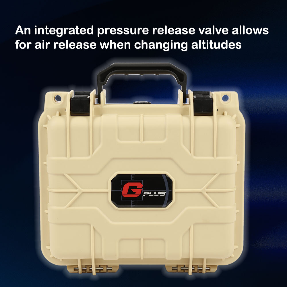 Waterproof Graded Card Storage Box Deep Travel Case Slab Holder&Protector Beige