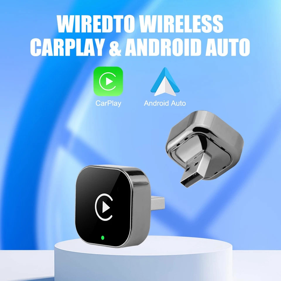 USB Auto Wireless CarPlay Adapter For iPhone Wireless Dongle Plug ＆ Play
