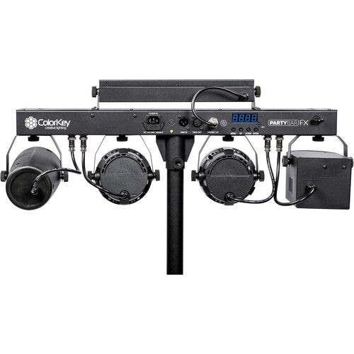 "ColorKey PartyBar FX Compact, All-In-One, Multi-Effect Lighting Package"