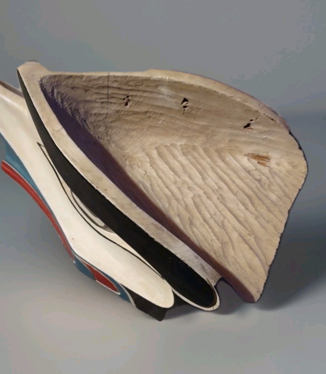 Northwest Coast Mask Kwakiutl Hamatsa Crooked Beak Red Cedar Wood Carving