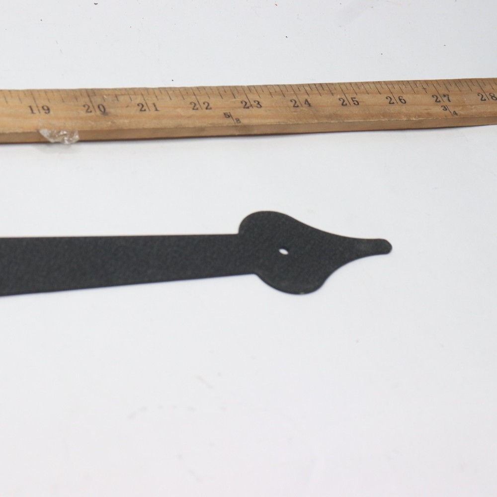 Decorative Garage Door Hardware Strap Hinge Rough Iron 18"