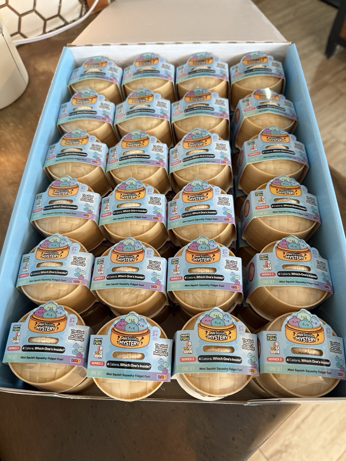 NEW Crazy Fun Mystery Squishy Dumpling MINI Series 3 Sealed Fidget Viral Tiktok