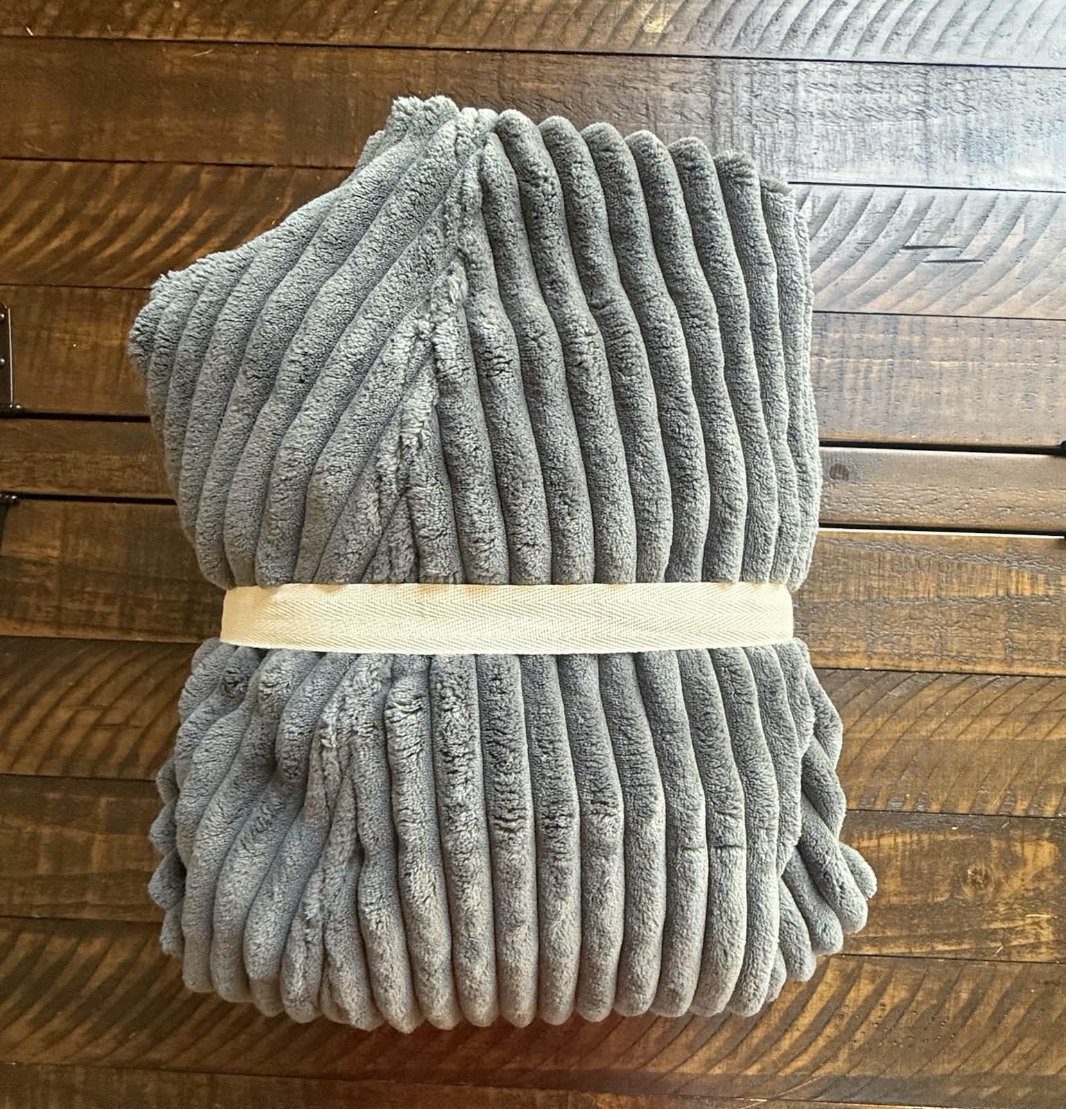 Pottery Barn Teen Charcoal Chamois Bean Bag Chair Slipcover Only -Medium NEW